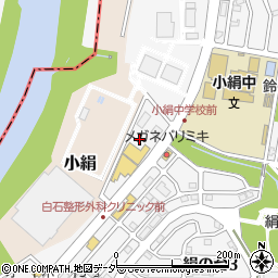 茨城県つくばみらい市絹の台7丁目5周辺の地図
