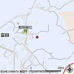 茨城県行方市富田1451周辺の地図