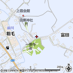 茨城県行方市富田1543周辺の地図