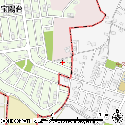 茨城県つくば市宝陽台16周辺の地図