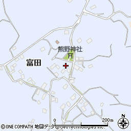 茨城県行方市富田1600周辺の地図