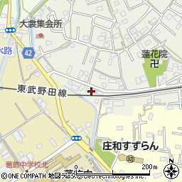 埼玉県春日部市大衾13周辺の地図