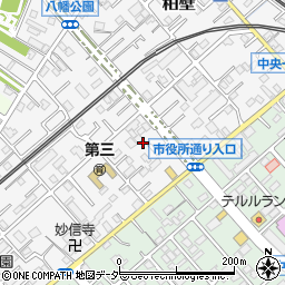 埼玉県春日部市粕壁6760-2周辺の地図