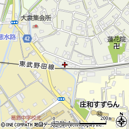 埼玉県春日部市大衾11周辺の地図
