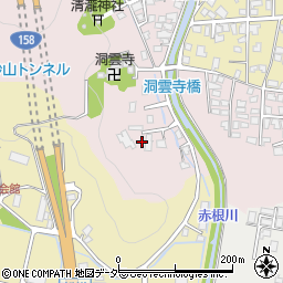 福井県大野市清瀧周辺の地図