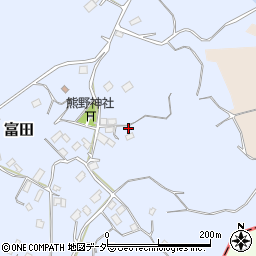 茨城県行方市富田1467周辺の地図