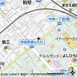 埼玉県春日部市粕壁4632周辺の地図