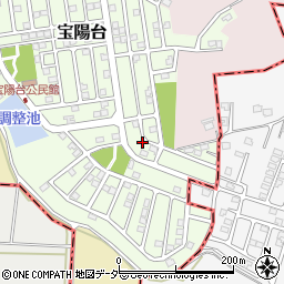 茨城県つくば市宝陽台13周辺の地図