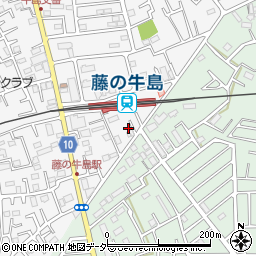 埼玉県春日部市牛島1578周辺の地図