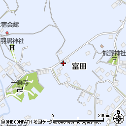 茨城県行方市富田1579周辺の地図