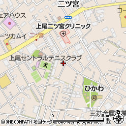 埼玉県上尾市二ツ宮857周辺の地図