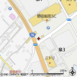 カレーハウスＣｏＣｏ壱番屋野田船形ショッピングセンター店周辺の地図
