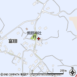 茨城県行方市富田1445周辺の地図