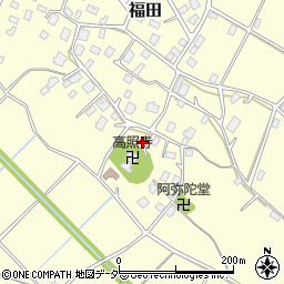 茨城県稲敷郡阿見町福田940周辺の地図