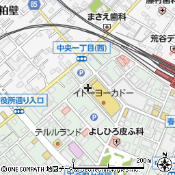 日新火災海上保険株式会社埼玉東サービス支店周辺の地図