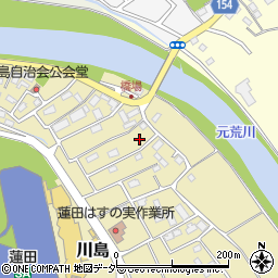 埼玉県蓮田市川島286周辺の地図