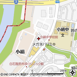 茨城県つくばみらい市絹の台7丁目周辺の地図