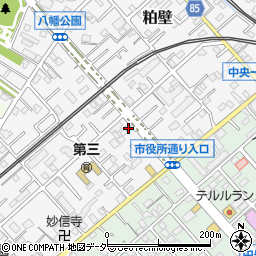 埼玉県春日部市粕壁6757-2周辺の地図