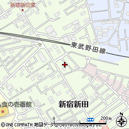 埼玉県春日部市新宿新田1889周辺の地図