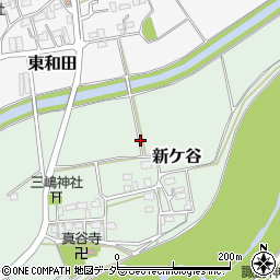 埼玉県坂戸市新ケ谷周辺の地図