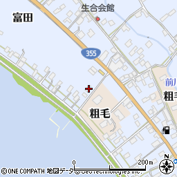 茨城県行方市富田107周辺の地図