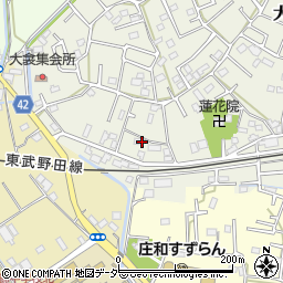 埼玉県春日部市大衾76周辺の地図