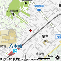 埼玉県春日部市粕壁6864-3周辺の地図