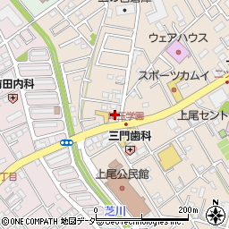 埼玉県上尾市二ツ宮1128周辺の地図