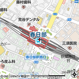 埼玉県春日部市粕壁1丁目10周辺の地図