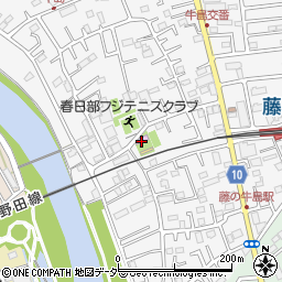 埼玉県春日部市牛島111周辺の地図