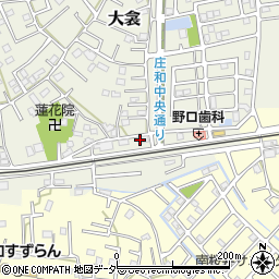 埼玉県春日部市大衾240周辺の地図
