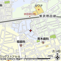 埼玉県春日部市西金野井1928周辺の地図