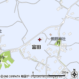 茨城県行方市富田1576周辺の地図