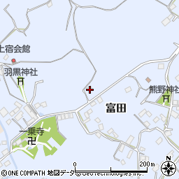 茨城県行方市富田1548周辺の地図