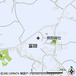 茨城県行方市富田1598周辺の地図