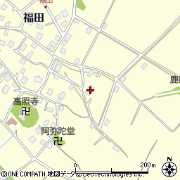 茨城県稲敷郡阿見町福田2365周辺の地図