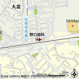 埼玉県春日部市大衾406周辺の地図