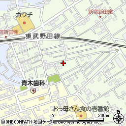 埼玉県春日部市新宿新田327周辺の地図