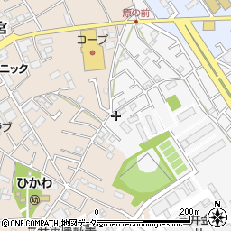 埼玉県上尾市原市1419-43周辺の地図