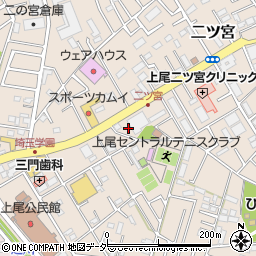 埼玉県上尾市二ツ宮946周辺の地図