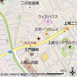 埼玉県上尾市二ツ宮1026周辺の地図