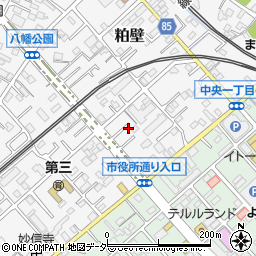埼玉県春日部市粕壁6720-8周辺の地図