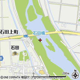 石田橋周辺の地図