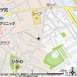 埼玉県上尾市二ツ宮921周辺の地図