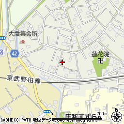 埼玉県春日部市大衾75周辺の地図