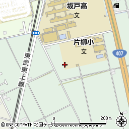埼玉県坂戸市片柳517-1周辺の地図