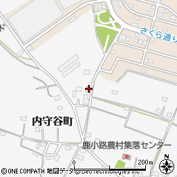 茨城県常総市内守谷町5413周辺の地図