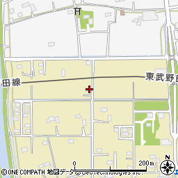 埼玉県春日部市永沼593周辺の地図