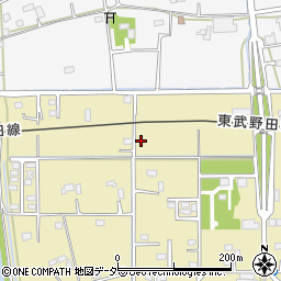 埼玉県春日部市永沼425周辺の地図