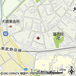 埼玉県春日部市大衾74周辺の地図